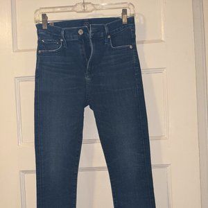 b(air) Denim High Waist Skinny in Blue Black River